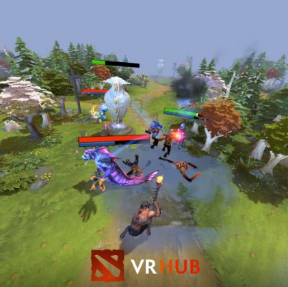 Dota 2》升级玩家可在VR中观战-
