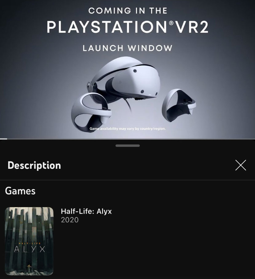 Half-Life: Alyx still not announced for Playstation VR 2