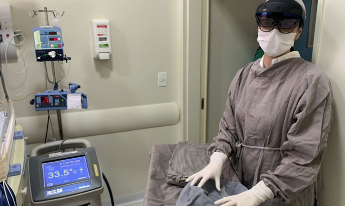 巴西PBSF用HoloLens 2预防新生儿的神经后遗症，挽救生命