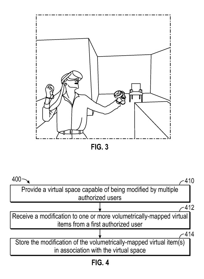 Meta AR/VR专利探索用于创建共享虚拟空间的系统方法