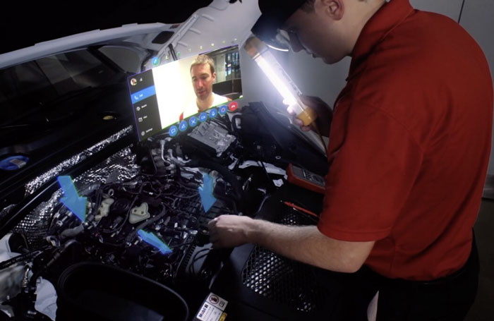 保时捷用HoloLens 2+Dynamics 365为经销商车辆维修服务降本增效
