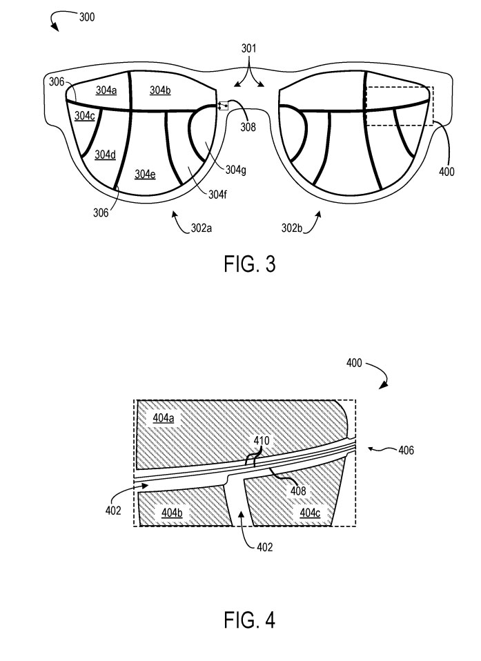 微软专利为AR/VR头显介绍内置于透镜的光学透明天线
