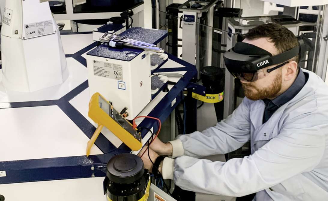 美国综合地产公司CBRE基于HoloLens为工程现场提供服务支持